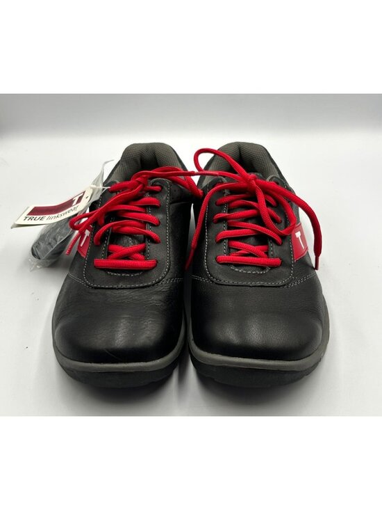 NWT True Linkswear Men\'s Black Leather Proto Lace-Up Golf Shoes Size 8.5 3569 main image 5